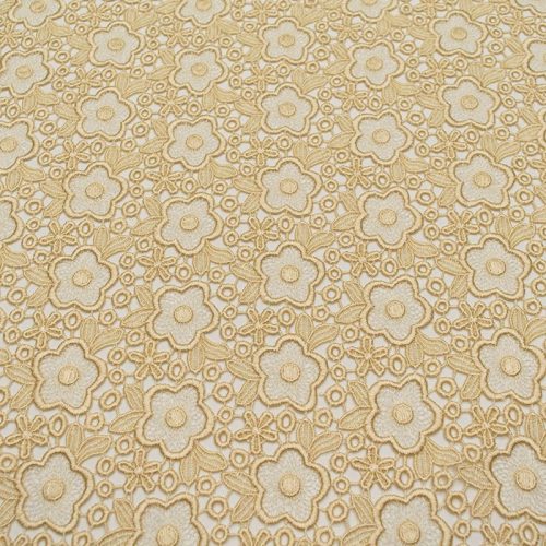 Макраме (светло-бежевые цветочки) (006485)