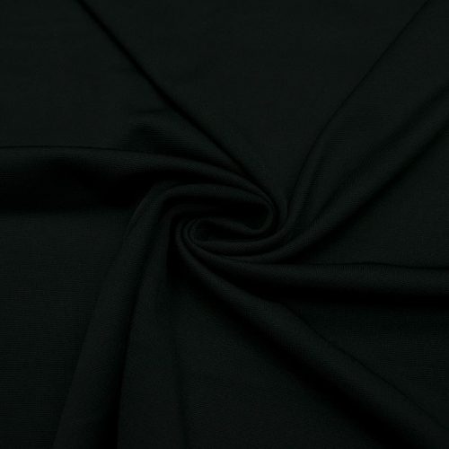 Трикотаж креповый (черный) (006519)