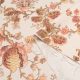 Жаккард хлопковый (огненные соцветия на пастели с огурцами) (007947)