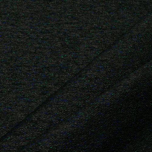 Твид шанель, именной (изумруды на угольно-черном) (007989)