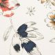 Габардин-стрейч (вальяжные цветочки) (008032) 