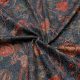 Жаккард хлопковый (темные цветущие контрасты в пейсли) (008063)