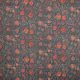 Жаккард хлопковый (темные цветущие контрасты в пейсли) (008063)