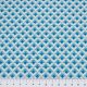 Жаккард-стрейч (голубой-белый, ромбы) (003835)