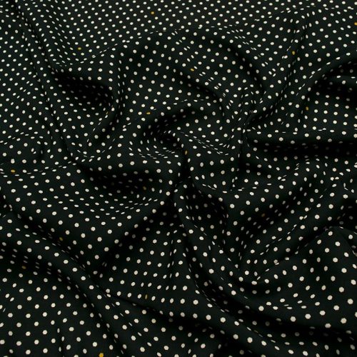 Штапель вискозный (polka-dot с акцентом) (006683)