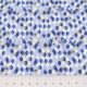 Поплин хлопковый (голубая мозаика) (006859)