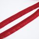 Репсовая лента с бахромой (красный, 17 мм) (006906)
