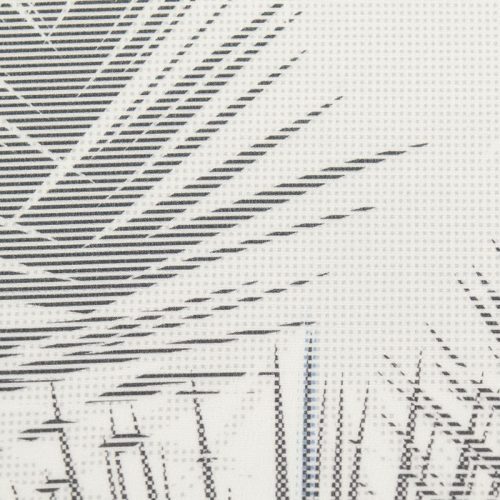Крепдешин шелковый (графичный папоротник) (008392)