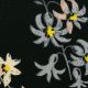 Креп вискозный, двойной (яркие цветы на черном) (008634)