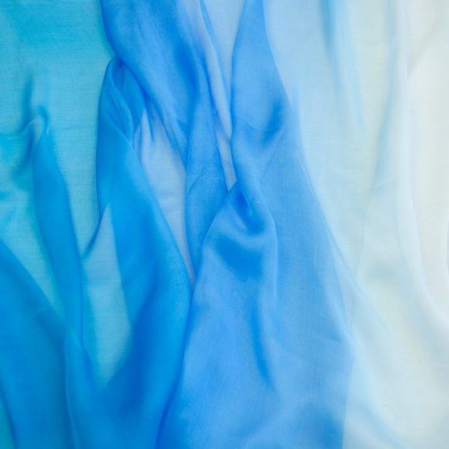 Шифон деграде (от белого к голубому) (004242) Шифон деграде (от белого к голубому) (004242)