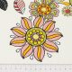 Вискоза блузочная, жаккард (цветочный рисунок) (007275)