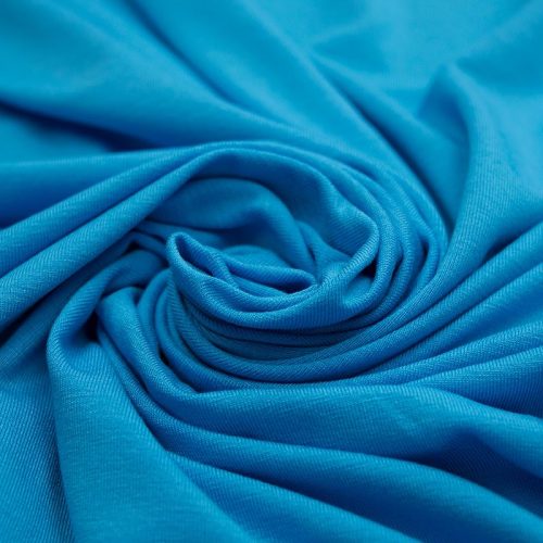 Трикотаж однотонный (голубой) (007354)