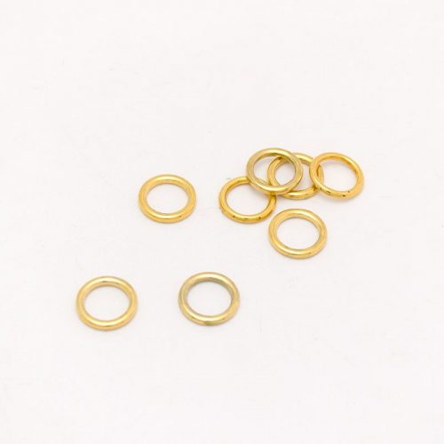 Кольцо металл, 10 мм (золото) (007347)