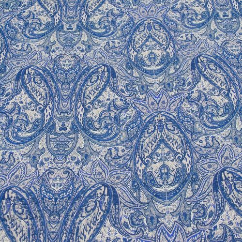 Батист хлопковый (голубая фреска) (005827)