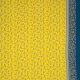 Штапель вискозный (синее море - желтый песок) (005837)