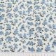 Муслин шерстяной (нежные голубые цветы) (005936)