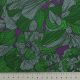 Жаккард шелковый (волнующая зелень в фиолете) (008751)