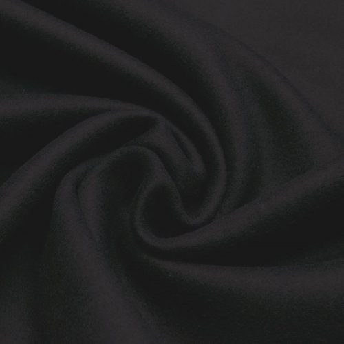 Драп пальтовый плотный (черный) (007507)