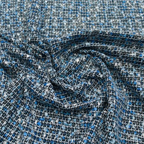 Рогожка шанель (голубая вода) (007522)