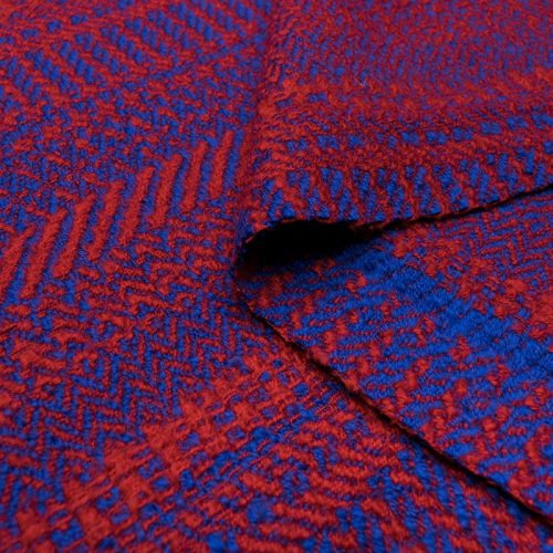 Букле шерстяное, именное (рождественский узор) (007693)