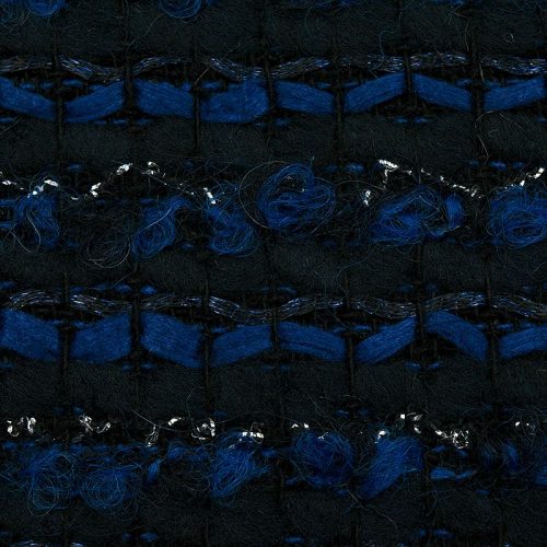 Твид в стиле Шанель (синее море) (008823)