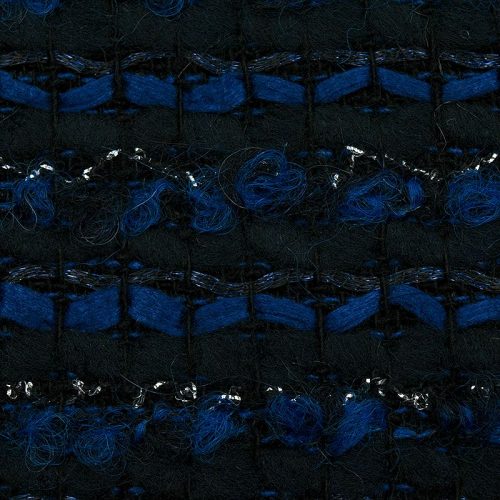 Твид в стиле Шанель (синее море) (008823)