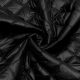 Ткань курточная, стеганая, на синтепоне (черный) (008890)