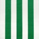 Трикотаж хлопковый (зеленая полоска на белом) (008979)