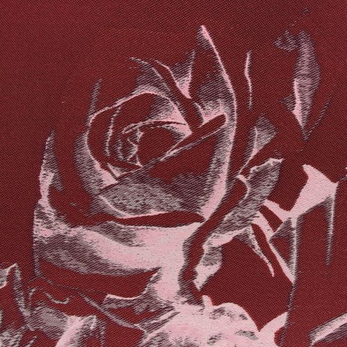 Жаккард, шанжан, купон 135 см (алые розы) (009051)