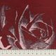 Жаккард, шанжан, купон 125 см (алые розы) (009052)