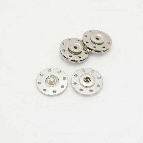 Кнопка пришивная, 25 мм (серебро) (006262)