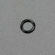 Кольцо металлическое для бюстгальтера, черный, 10 мм (6 NC/10) (007831)