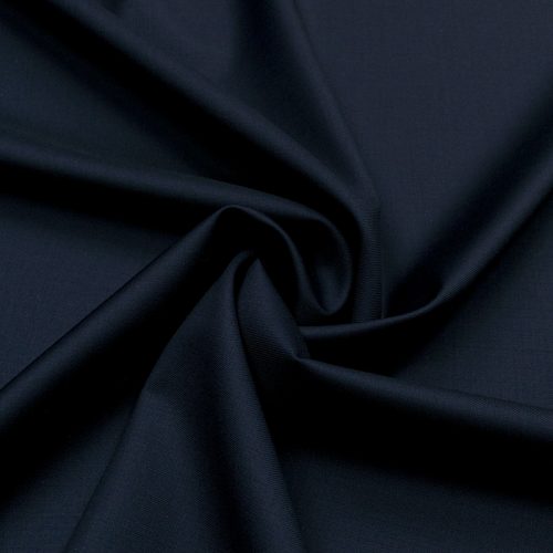 Шерсть костюмная (темно-синий сатин) (009063)