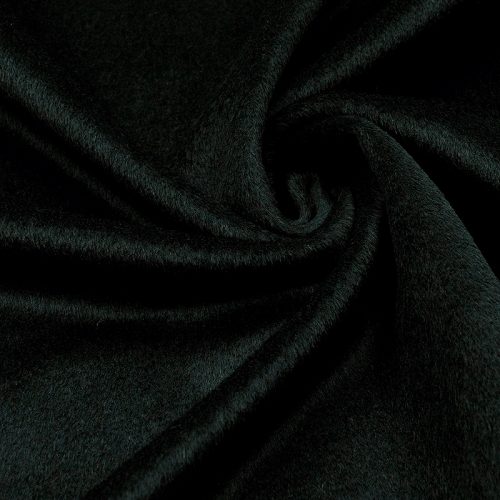 Шерсть пальтовая с ворсом (черный лоск) (009068)