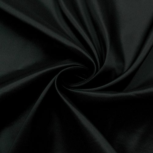 Ткань подкладочная, стрейч (черный репс) (009284)