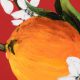 Поплин хлопковый, именной (цитрусовый сад, апельсины) (009457)