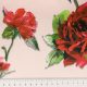 Сатин-стрейч именной Dolce&Gabbana (розы на розовом) (009468)
