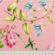 Трикотаж хлопковый (цветы в розовом свете) (009576)
