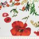 Поплин хлопковый (красный мак) (009612)