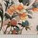 Штапель вискозный (цветы в оттенках охры) (009826)
