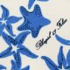 Трикотаж хлопковый именной (морские танцы, синий) (009841)