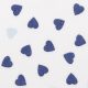 Штапель вискозный (сине-голубые сердечки) (009843)