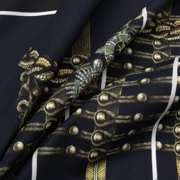 Поплин хлопковый, купон именной Dolce&Gabbana (знаки почета) (009939)