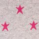 Трикотаж пике (Америка, розовые звезды) (010062)