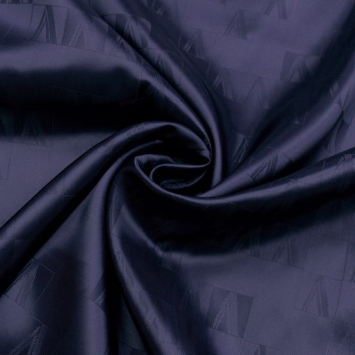 Ткань подкладочная, жаккард (фиолетово-синий) (010217)