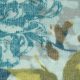 Трикотаж вязаный, шерстяной (голубой гербарий) (010283)
