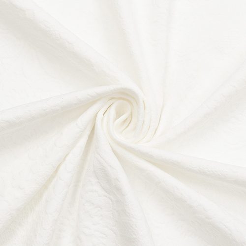 Джерси-жаккард (белый гипюр) (010304)