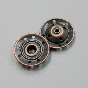 Кнопка пришивная, темная медь (19 мм) (003558)