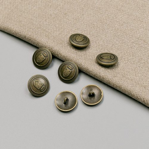 Пуговицы металлические, герб, латунь, 20 мм (010386)