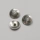 Пуговицы металлические, герб-вензель, состаренное серебро, 25 мм (010388)